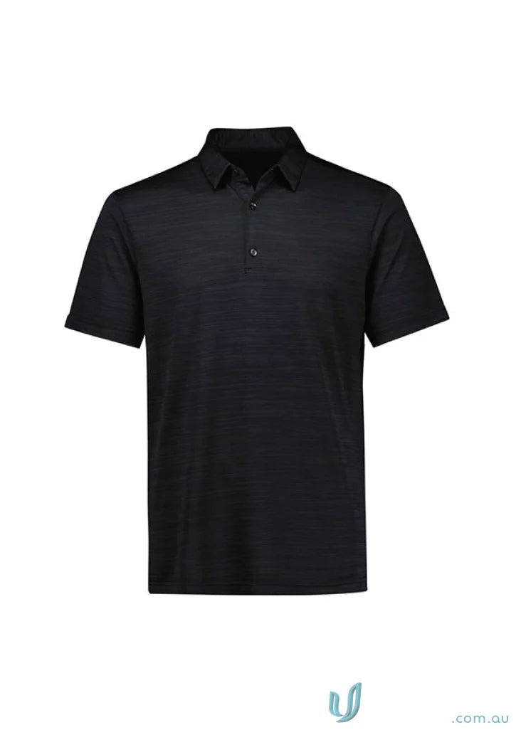 Orbit Short Sleeve Polo Shirt P410MS in certified recycled polyester, stylish and eco-friendly