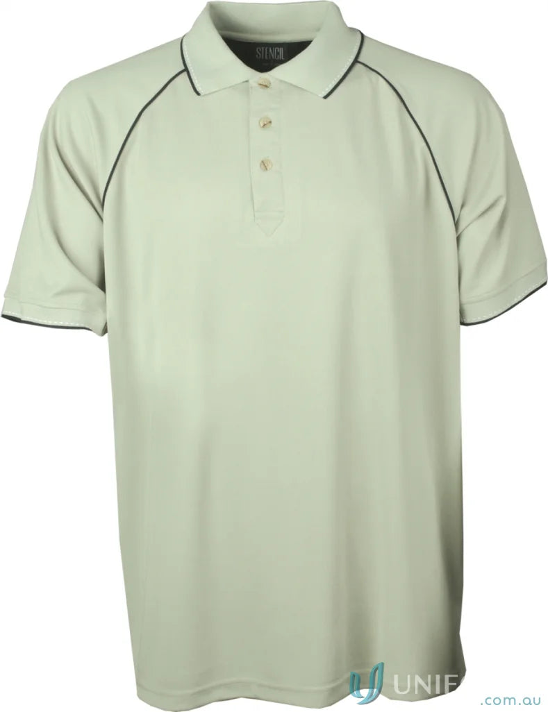 Light green polo shirt with dark trim from the Original Cool Dry Polo collection