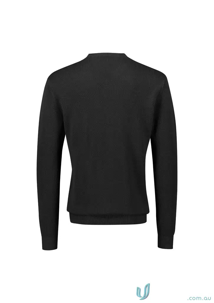 Black long-sleeved sweater from Osaka Pineapple Knit Jumper collection for men