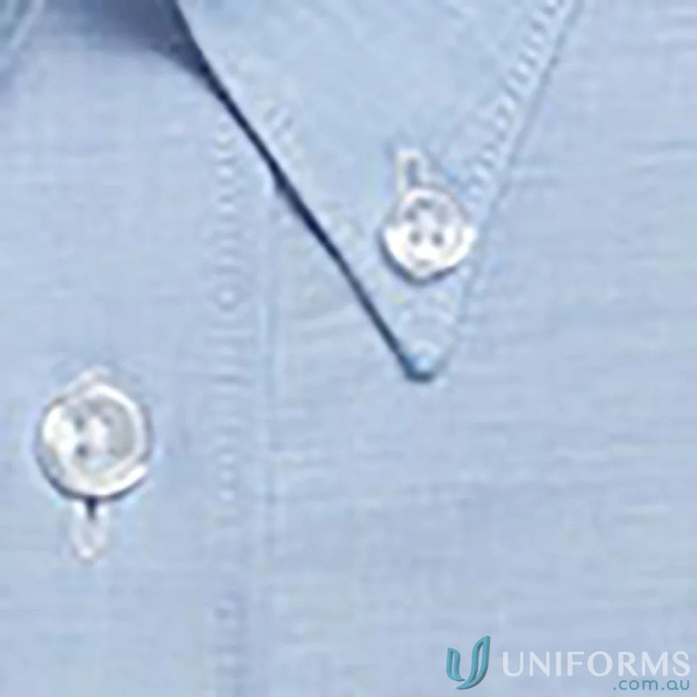 Light blue Oxford Weave LS Shirt with easy iron long sleeve design for casual style