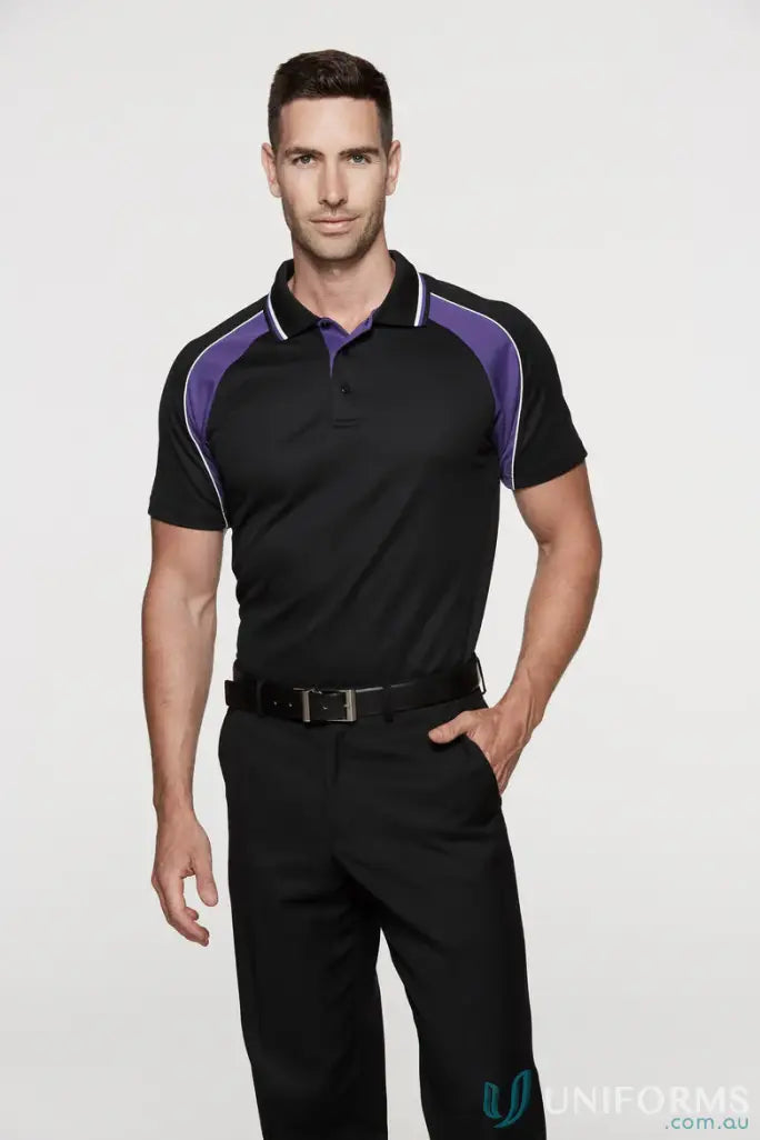Panorama Polo Black/Purple/White / A(S) POLO