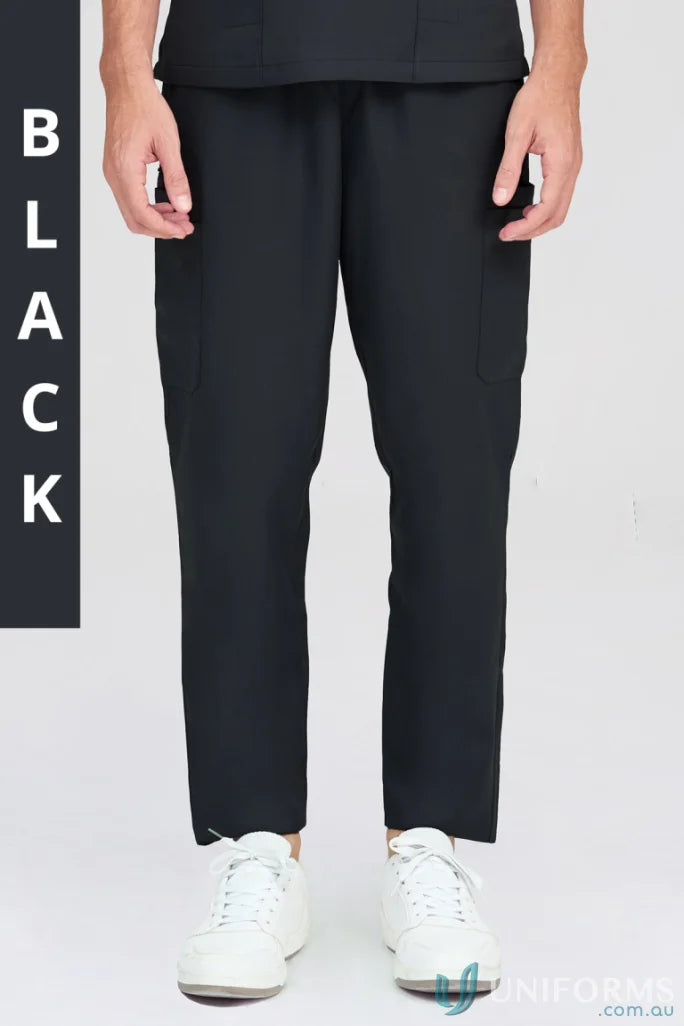 Black Parker Scrub Pant from City Collection Parker with internal drawcord for a comfy fit