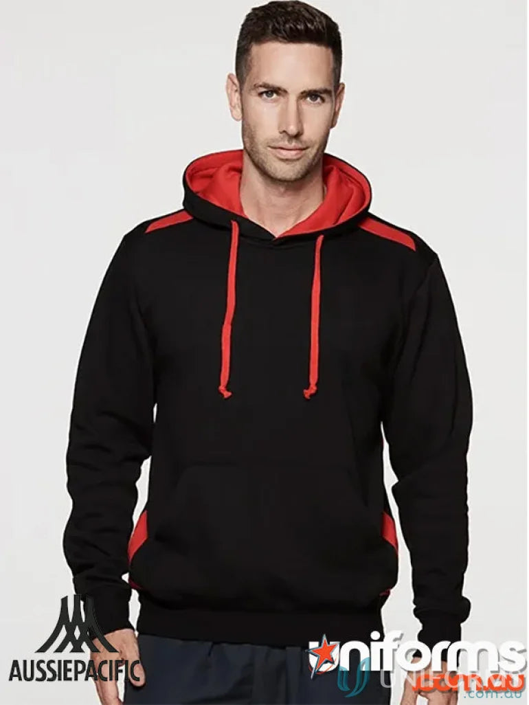 Black and red Paterson Hoodie ideal for workwear and casual uniforms
