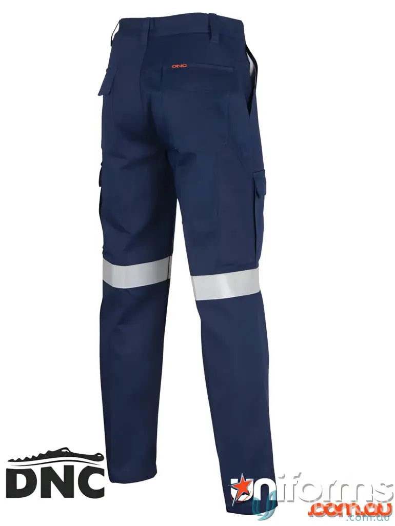 Navy blue Patron Saint Flame Retardant Cargo Pants with reflective stripes and 3M Tape