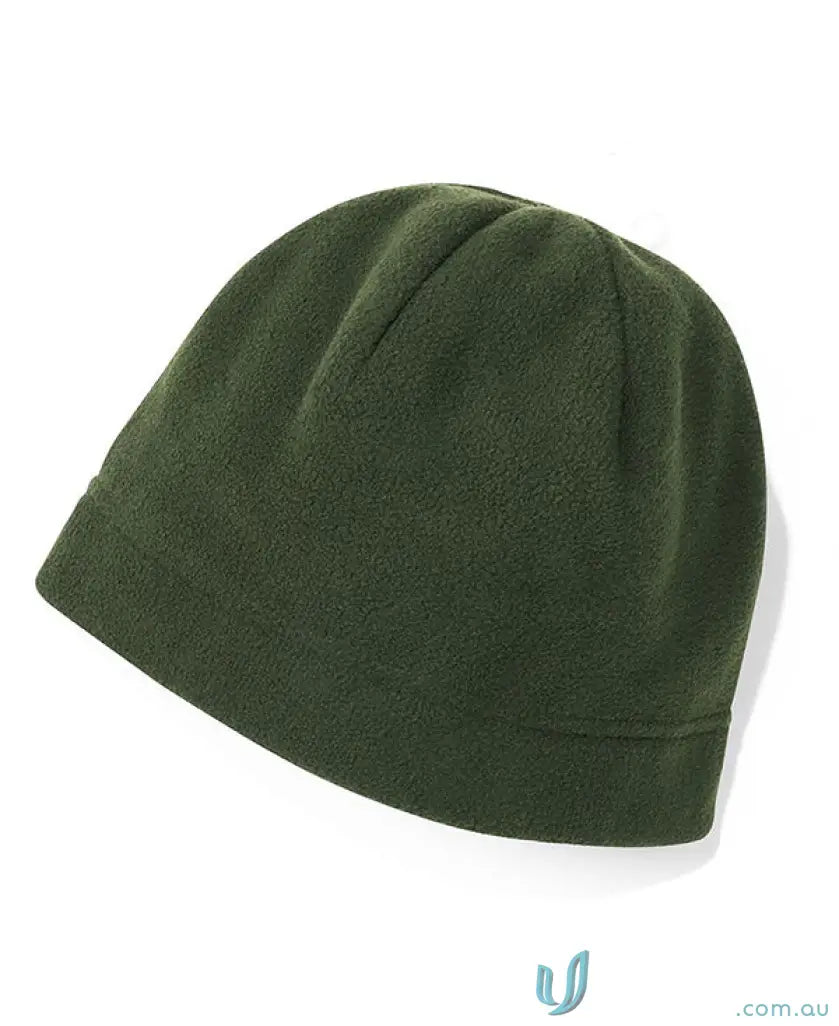 Dark green fleece beanie from JBS Polar Beanie collection for cold weather warmth