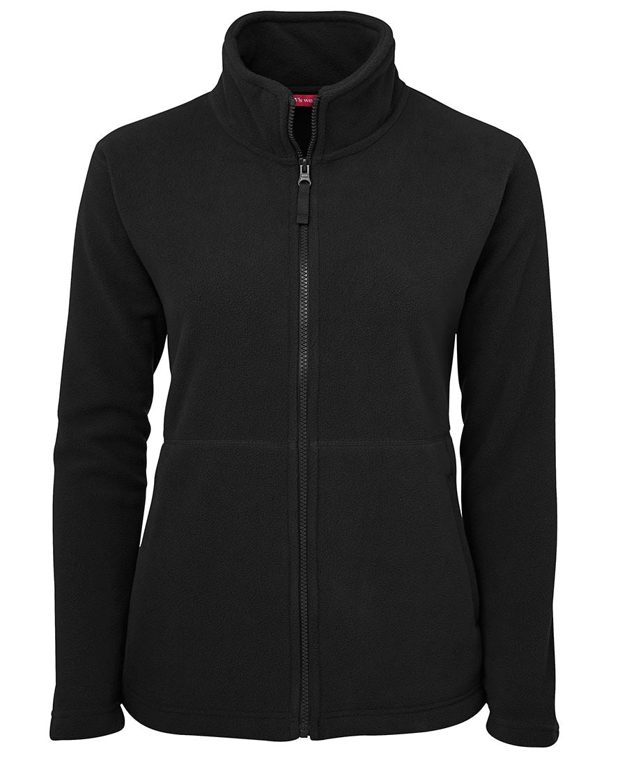 Black womens PolarTech full zip polar jacket jb’s ladies urban fit