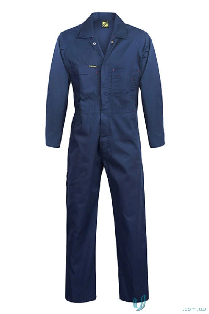 Navy blue PolyCotton Coveralls with pockets, perfect workwear for uniforms