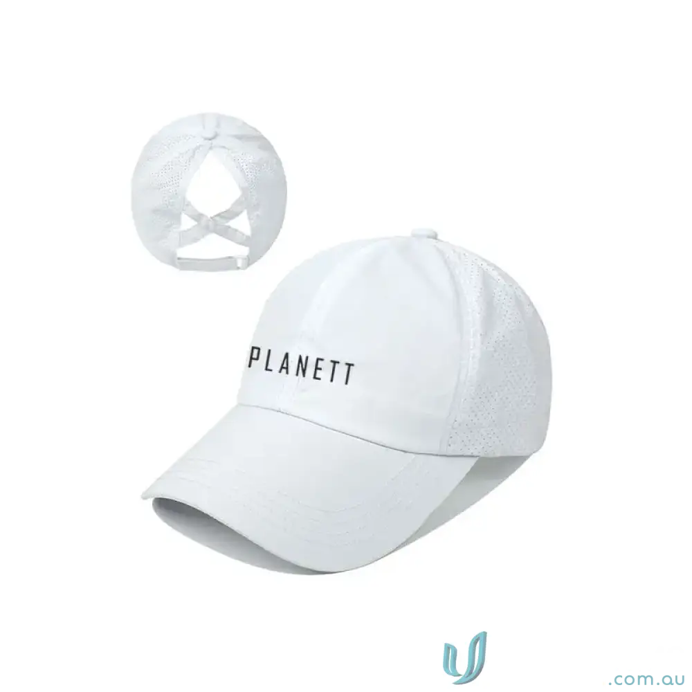 Ponytail Active Cap with unique ponytail opening and inbuilt cotton sweatband