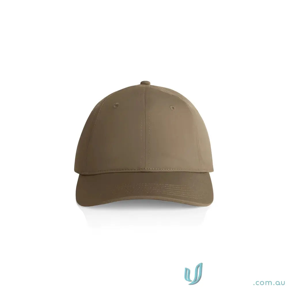 Plain earthy tone cotton cap with adjustable metal clasp for a comfy fit
