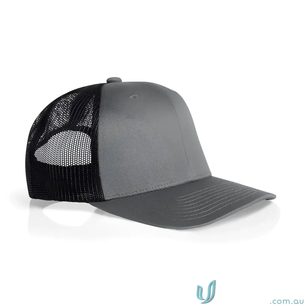 Premium Mesh Contrast Trucker Cap 1191 with recycled polyester mesh and curved peak