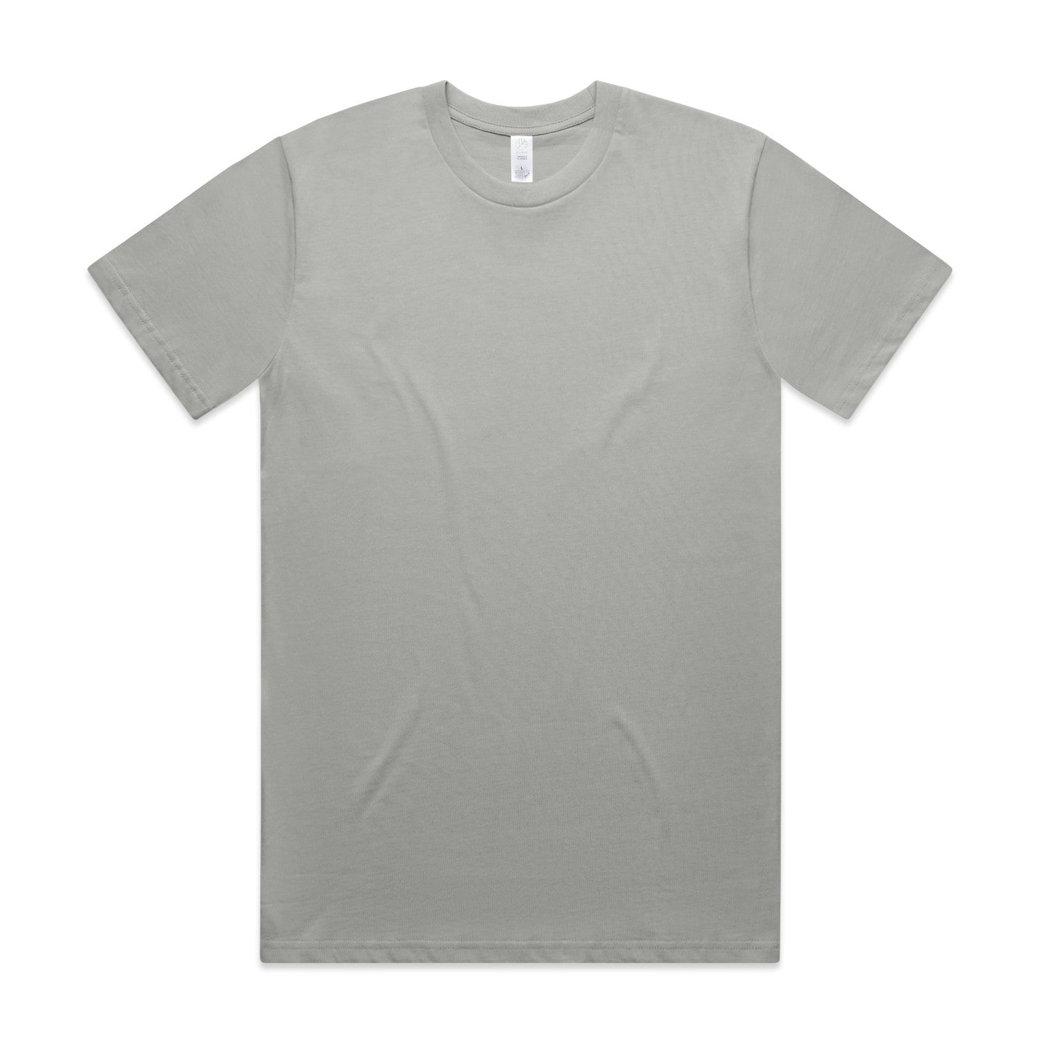 Premium organic heavyweight t-shirt, soft gray cotton crewneck from streetwear brand