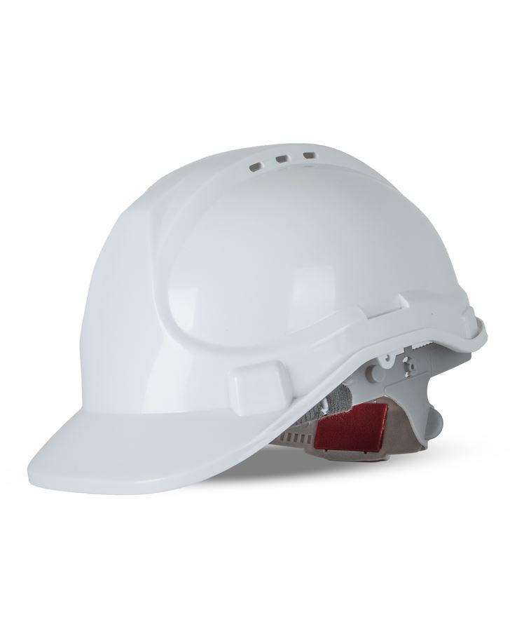 Push-Lock Safety Helmet (10 Pack) - White - WORKWEAR