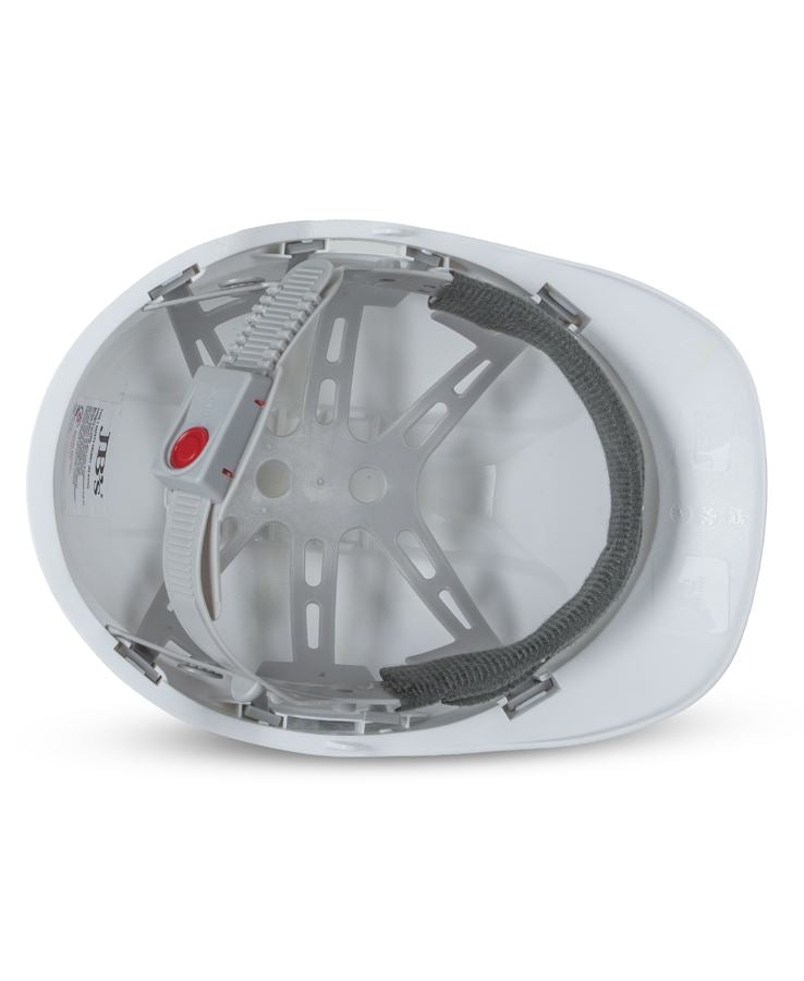 Push-Lock Safety Helmet (10 Pack) - White - WORKWEAR