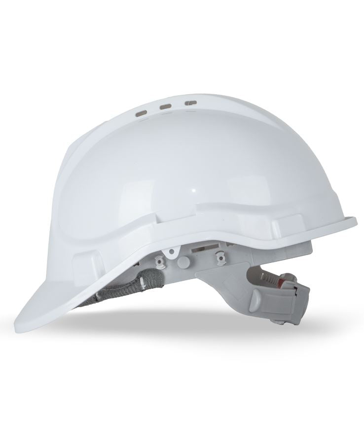 Push-Lock Safety Helmet (10 Pack) - White - WORKWEAR