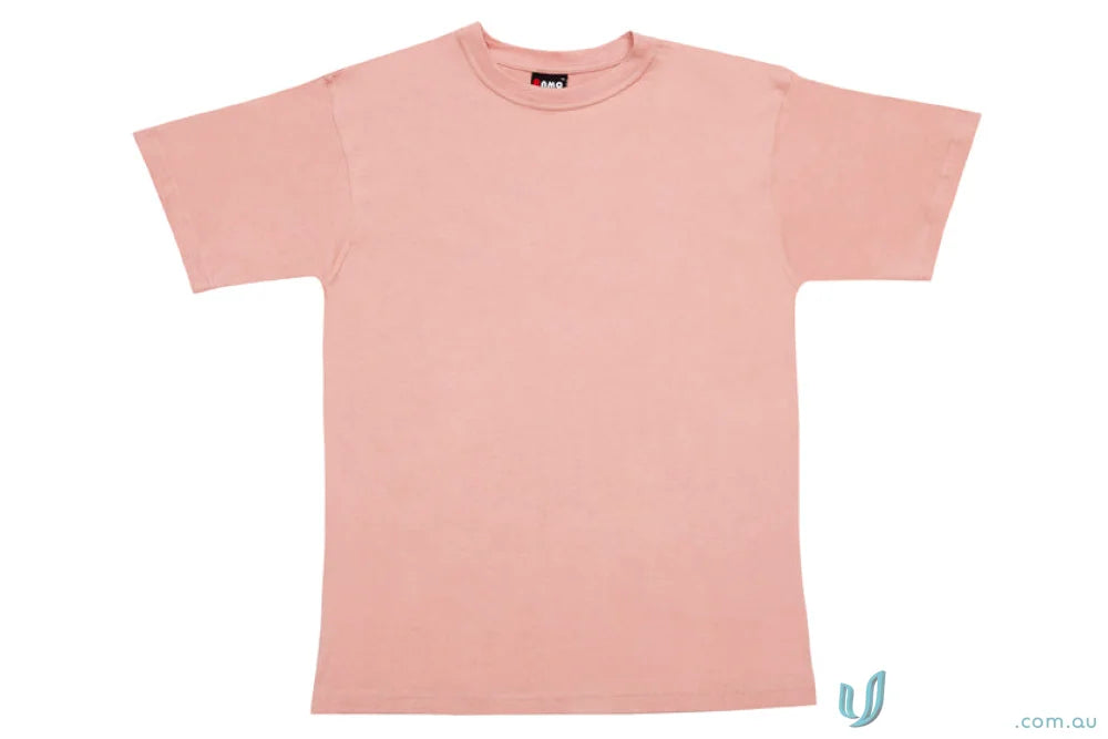 Salmon-colored short-sleeved T-shirt perfect for workwear or uniforms in the Regular T-Shirt collection