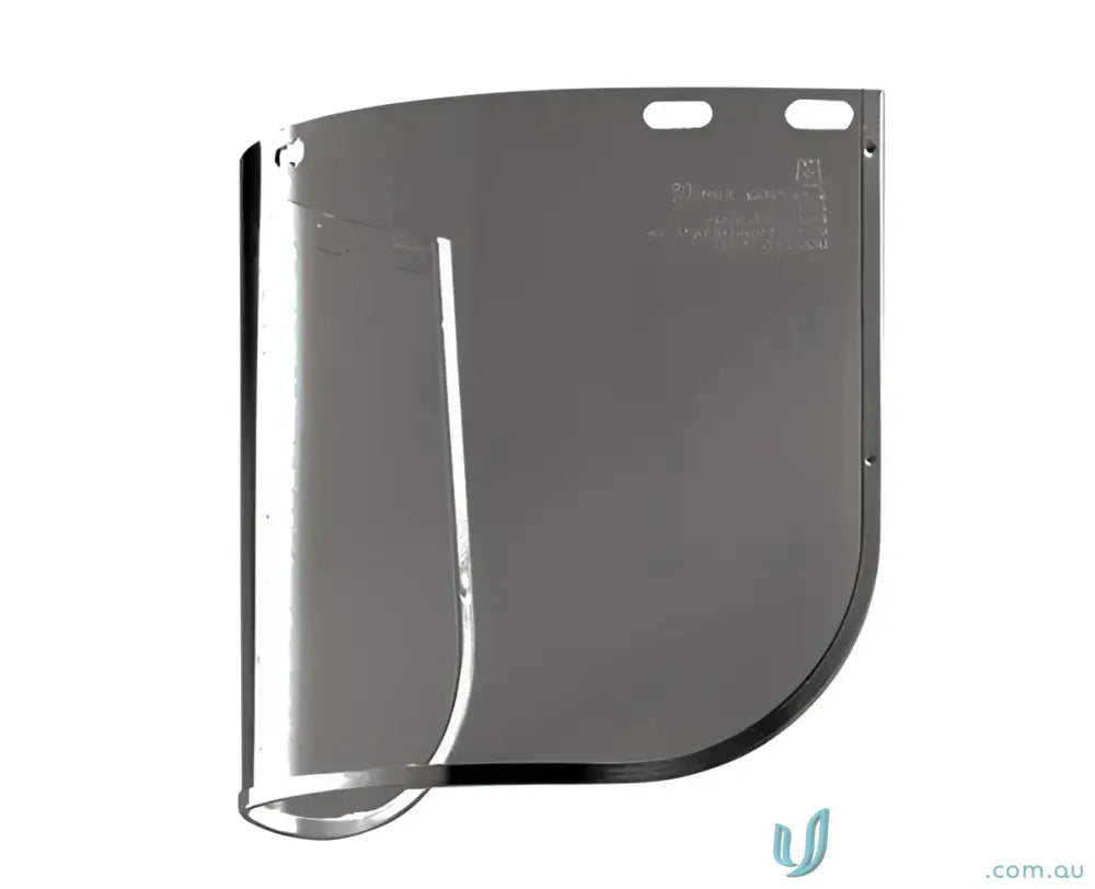 Transparent gray face shield for medium impact workwear and uniforms replacement visor