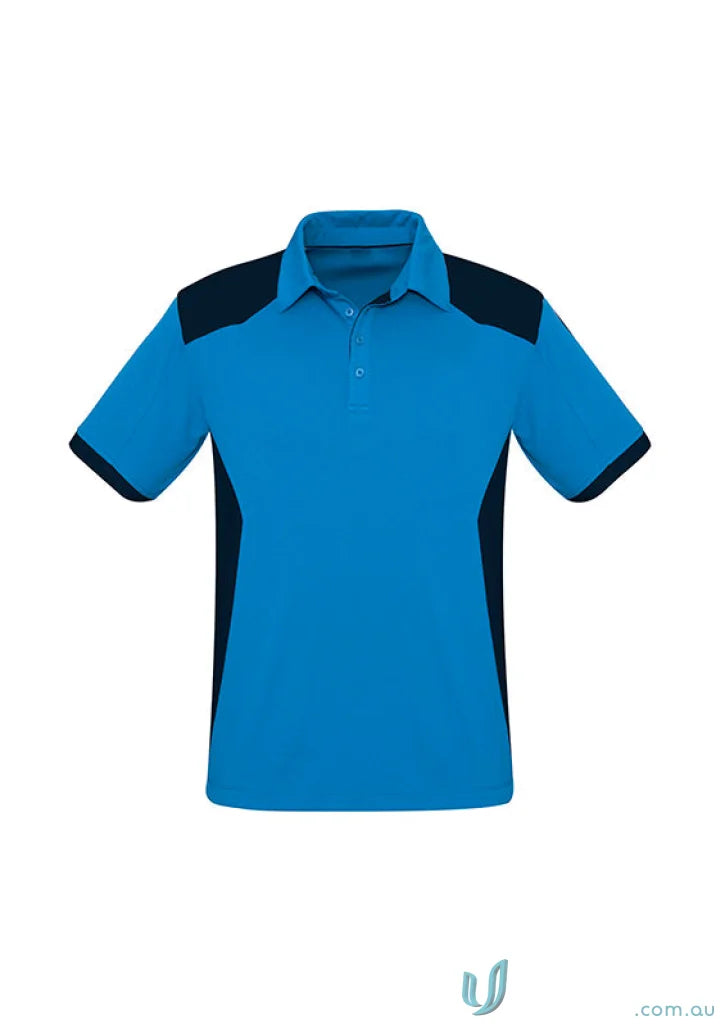 Blue and navy Rival Polo shirt from the Business Collection, perfect for corporate teams
