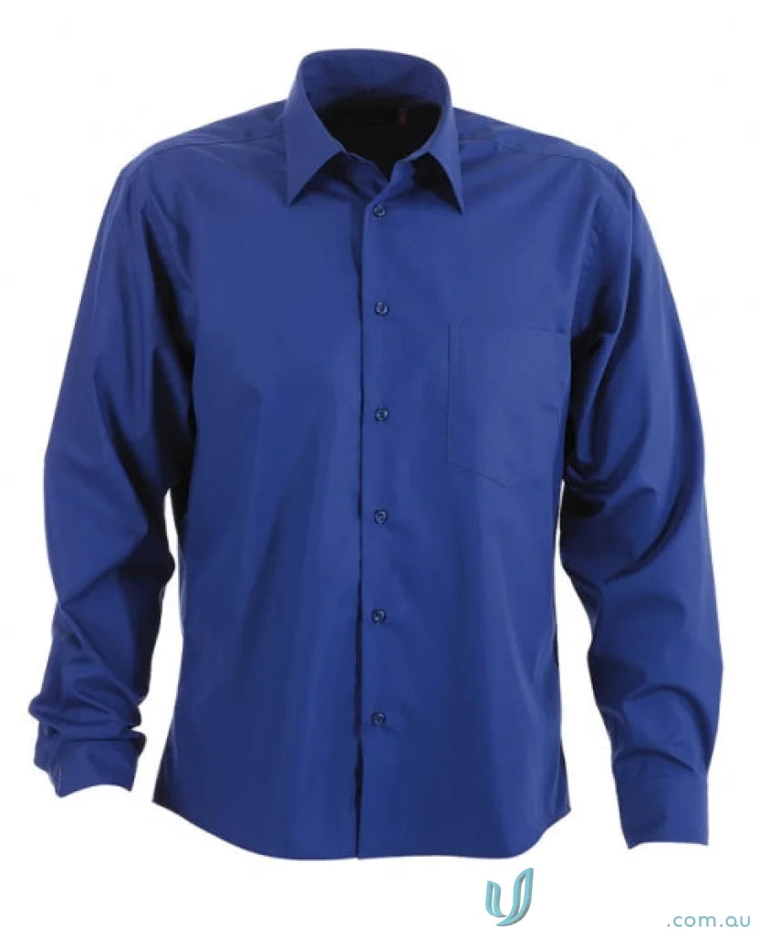 Blue men’s Rodeo long sleeve shirt for a stylish look