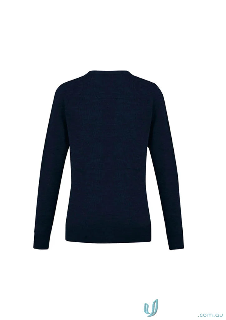 Roma ladies knit navy blue long-sleeved sweater from Biz Collection Roma cardigan line