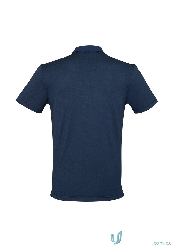 Navy blue p501ms Shadow Polo shirt with cross-dyed tonal fine fabric for the perfect blend