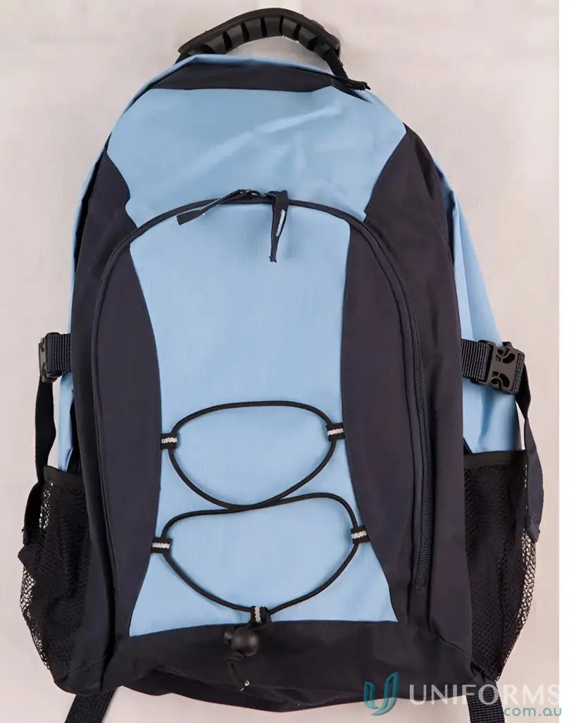 Smartpack Backpack with two-tone blue and black design, perfect for your winning spirit and personal style