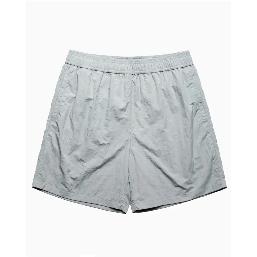 Smoke Portsea swim shorts in silver recycled nylon, quick-dry fabric