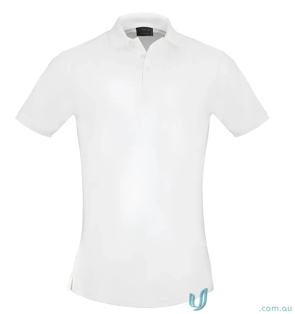 White short-sleeved polo shirt from Sorona Ladies SS Polos perfect for cool dry uniforms