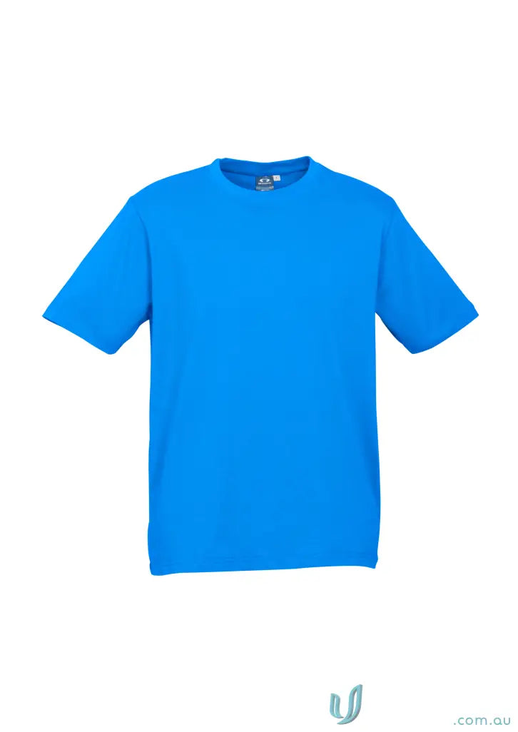 Southport Tee ice short sleeve men’s biz collection with twin needle sleeve in bright blue