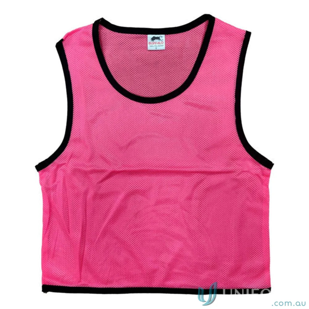 Pink mesh sports training vest perfect for workouts in the sports mesh training collection