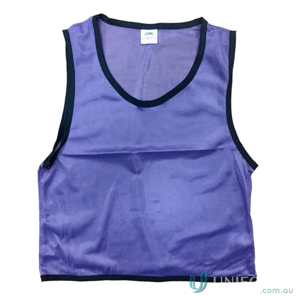 Purple mesh sports vest for ultimate sports mesh training and comfort