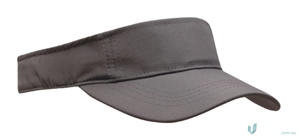 Gray sun visor from Sports Ripstop Visor, high-quality wide style for uniforms