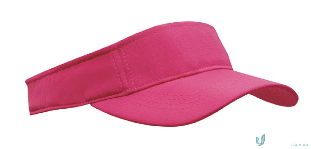 Pink sun visor for high wide sports uniforms perfect for outdoor activities