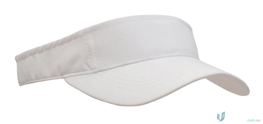 White sun visor from Sports Ripstop Visor for high and wide sun protection uniforms