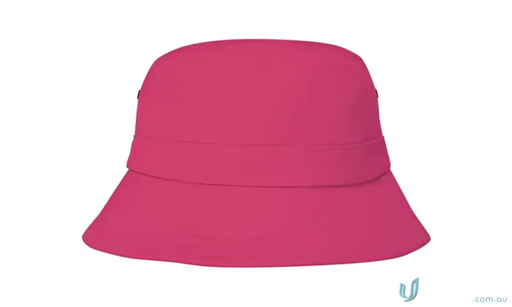 Bright pink bucket hat from Sports Twill Infants collection, great for uniforms or casual workwear