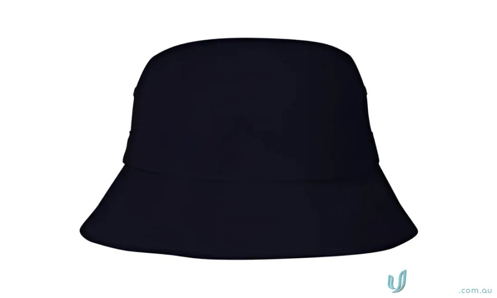 Dark blue bucket hat from Sports Twill best for uniforms or workwear, see faq link