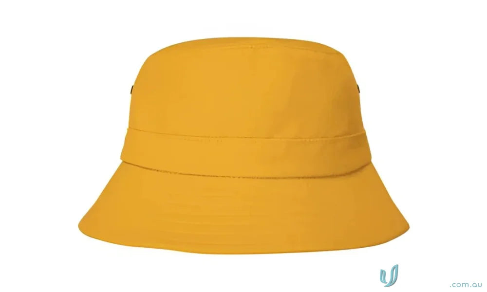 Yellow bucket hat from Sports Twill Infants collection, perfect for fun uniforms or workwear