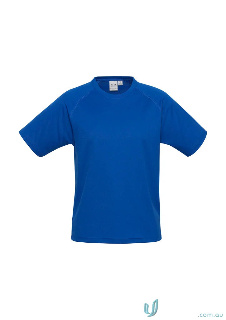 Blue short-sleeved Sprint BizCool Tee from Biz Collection Sprint perfect for comfywear