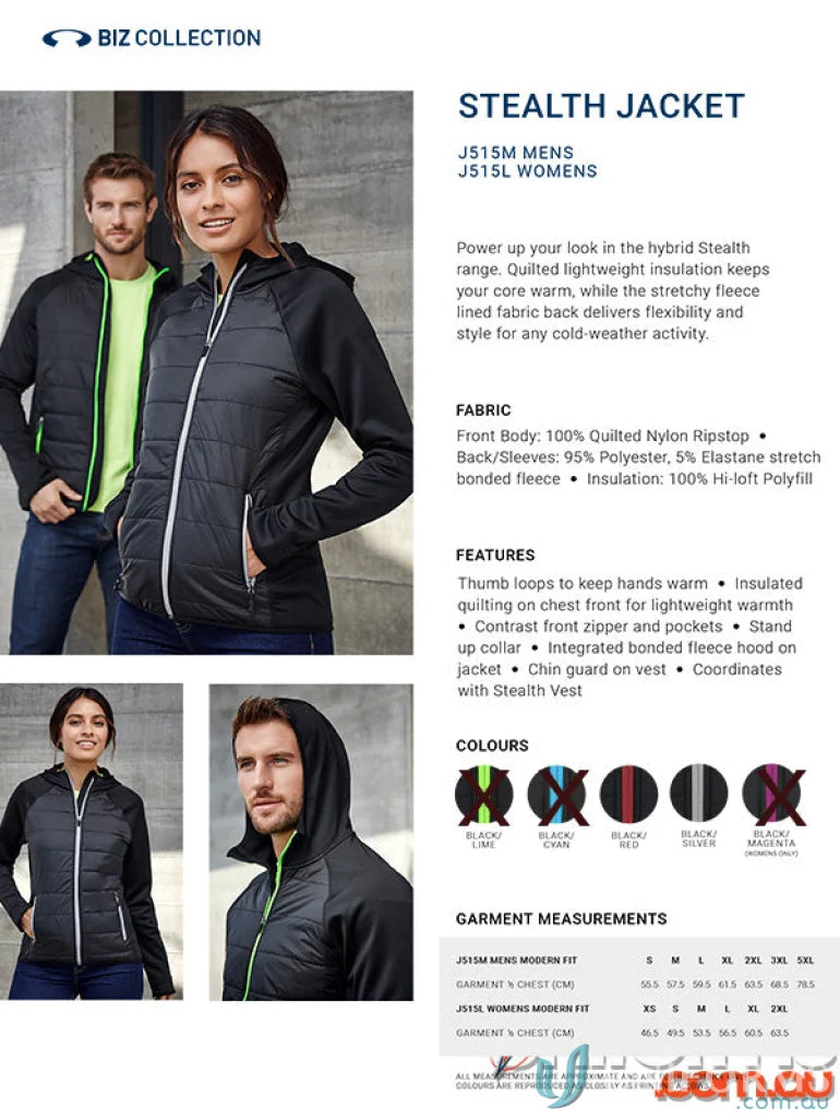 Stealth Hoodie from men’s stealth collection showing thumb loops and sleek design