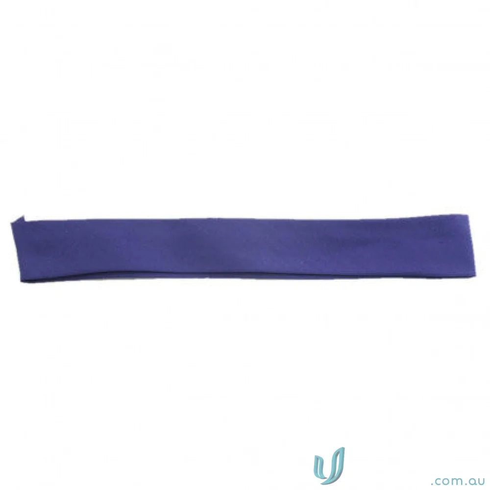 Purple elastic headband used as a hat band for Straw Fedora sold separately uniforms