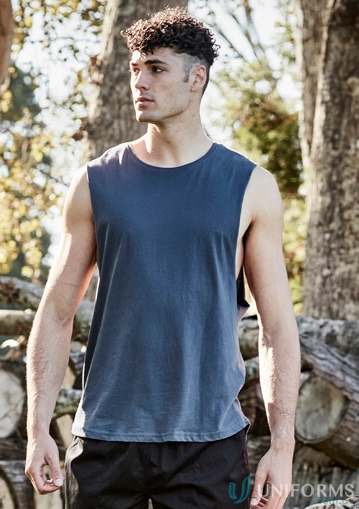 Mens Streetworx Sleeveless Tee with drop armholes, perfect sleeveless workwear look