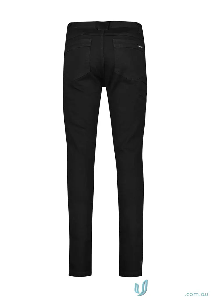 Black denim pants from Streetworx Stretch Jean for demand performance men’s streetworx stretch