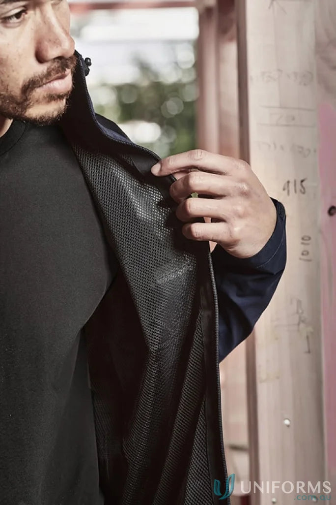 Open Streetworx Stretch Waterproof Jacket with mesh lining and quick-close cuff adjusters