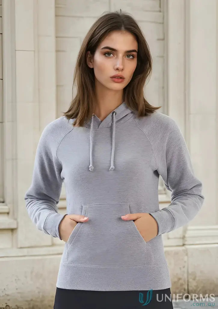 Gray hooded fleece hoodie from SubZero Ladies Hoodie, perfect for fl08 warm hug style