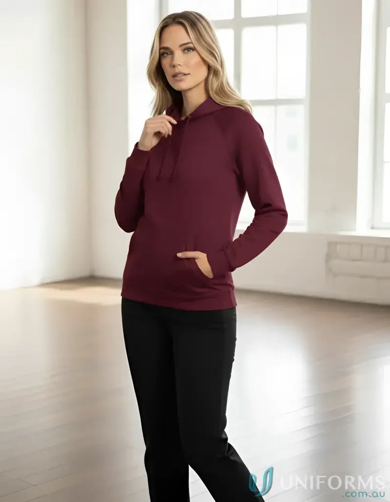 SubZero Ladies Hoodie fl08 warm hug fleece hoodie with front pouch pocket