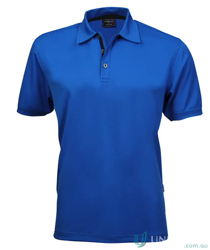 SuperDry Polo shirt in fabric with a black placket, perfect for uniforms