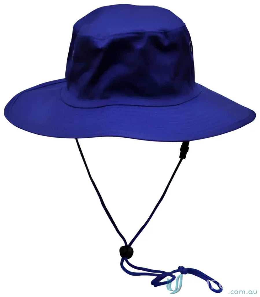 H1035 surf hat with break-away strap and chin strap for sun protection