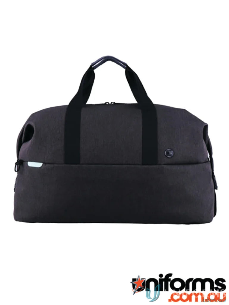 Swissdigital Arosa Duffle Bag in black with handles, perfect for work uniforms