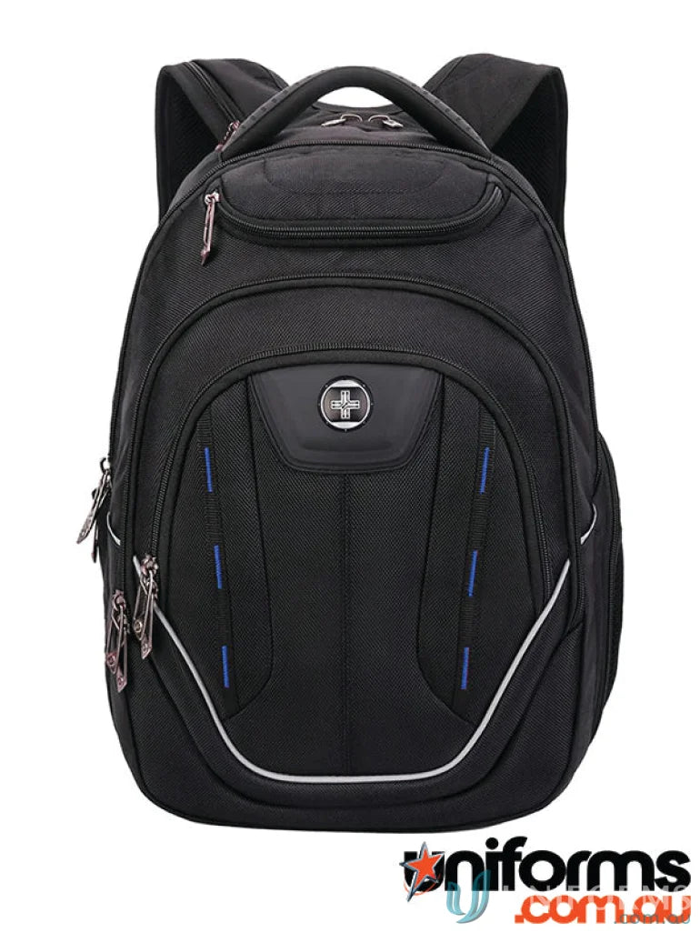 Black SwissGear backpack from Swissdigital Terabyte perfect for workwear and fitting your needs