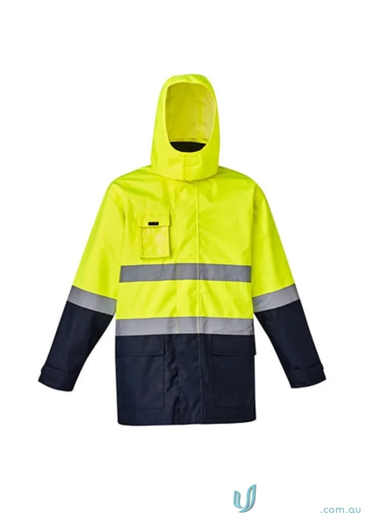 Syzmic men’s High-visibility waterproof jacket ZJ220 with reversible vest option