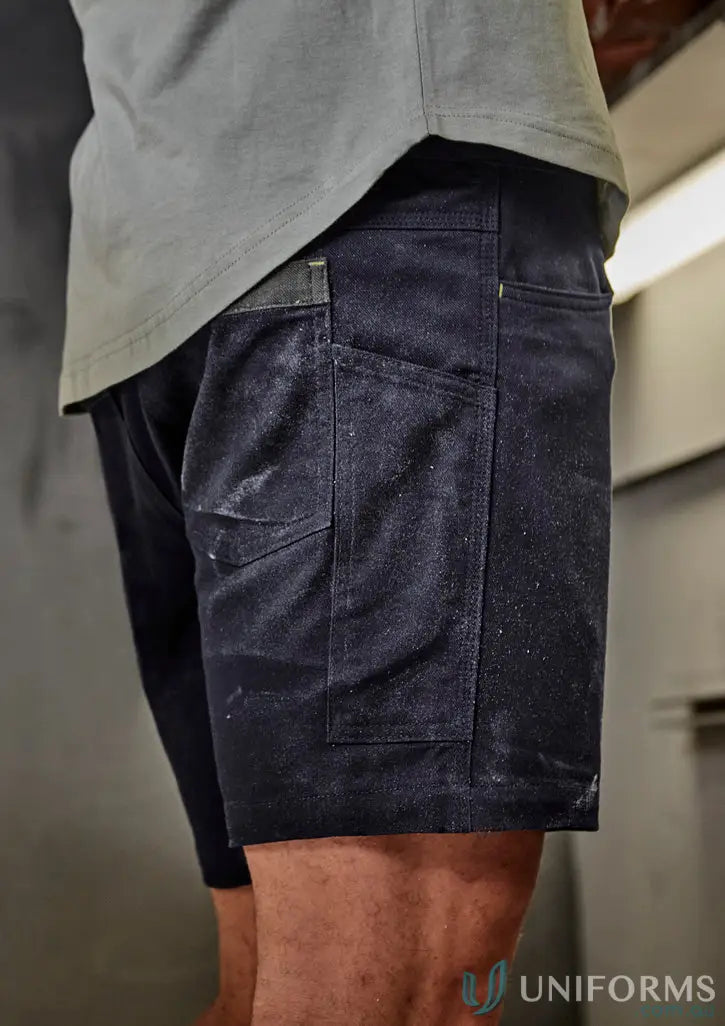 Dusty navy Syzmic Rugged Cooling Stretch Short work shorts perfect for tough days